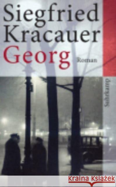 Georg : Roman Kracauer, Siegfried 9783518464595 Suhrkamp - książka