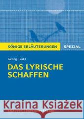 Georg Trakl 'Das lyrische Schaffen' : Interpretationen zu den wichtigsten Gedichten. Realschule /  Gymnasium 10.-13. Klasse  9783804430617 Bange - książka