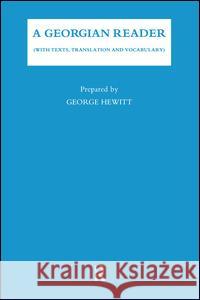 Georgian Reader George Hewitt 9781138153806 Routledge - książka