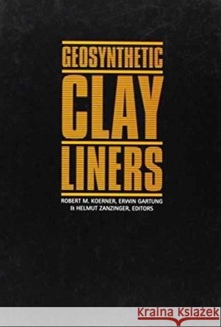 Geosynthetic Clay Liners : Proceedings of the International Symposium, Nuremberg, Germany, 16-17 April 2002 Erwin Gartung Robert M. Koerner Helmut Zanzinger 9789054105190 Taylor & Francis - książka