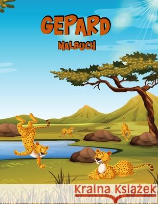 Gepard Malbuch: Aktivitätsbuch für Kinder Norea Dahlberg 9789189478473 Norea Dahlberg - książka