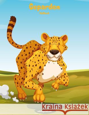 Geparden-Malbuch 1 Nick Snels 9781987785685 Createspace Independent Publishing Platform - książka