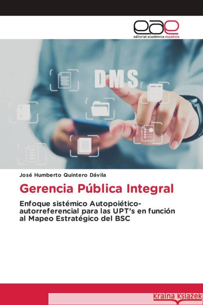 Gerencia Pública Integral Quintero Dávila, José Humberto 9786202246897 Editorial Académica Española - książka