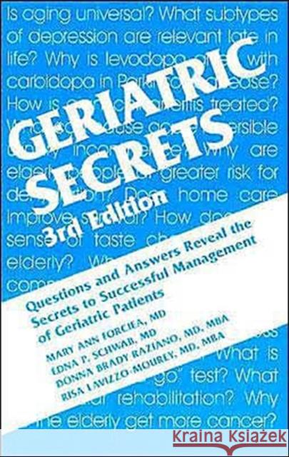 Geriatric Secrets Mary Ann Forciea Risa Lavizzo-Mourey Edna Schwab 9781560535973 Hanley & Belfus - książka