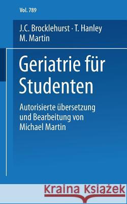 Geriatrie Für Studenten Brocklehurst, J. C. 9783798505032 Not Avail - książka