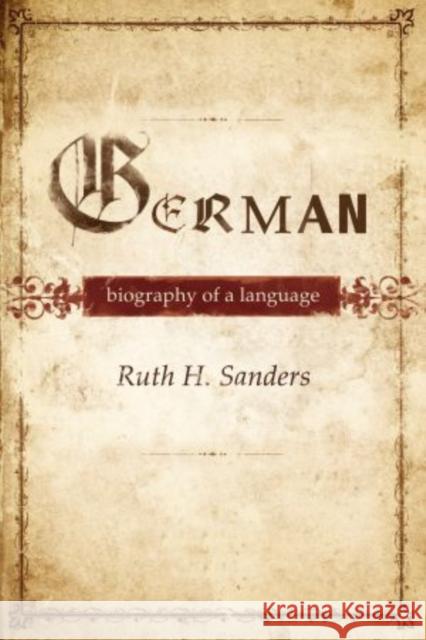 German Sanders 9780195388459 Oxford University Press, USA - książka