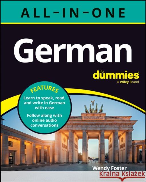 German All-In-One for Dummies (with Audio Online!) Wendy Foster 9781394393084 For Dummies - książka