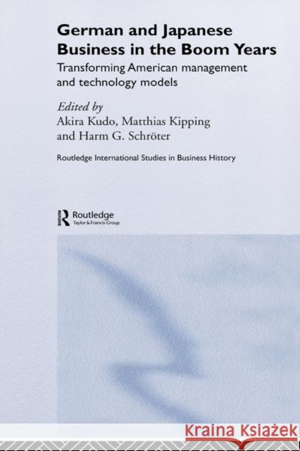 German and Japanese Business in the Boom Years Akira Kudo 9780415288767 Routledge - książka