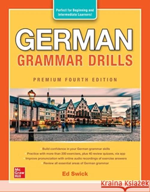 German Grammar Drills, Premium Fourth Edition Ed Swick 9781264286102 McGraw-Hill Education - książka