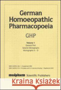 German Homoeopathic Pharmacopoeia Supplement 2005  9783887631062 STATIONERY OFFICE BOOKS - książka