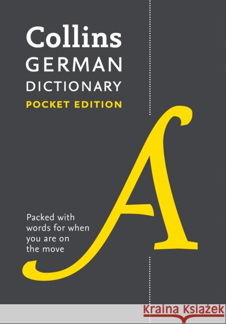 German Pocket Dictionary: The Perfect Portable Dictionary Collins Dictionaries 9780008183639 HarperCollins Publishers - książka