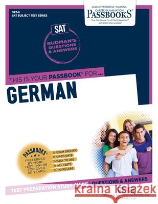 German (Sat-6): Passbooks Study Guidevolume 6 National Learning Corporation 9781731863065 National Learning Corp - książka