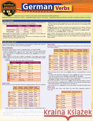 German Verbs Paul Listen 9781423236481 Quickstudy Reference Guides - książka