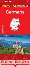 Germany 2025 - Michelin National Map 718 Michelin 9782067265363 Michelin Editions des Voyages