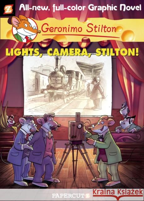 Geronimo Stilton Graphic Novels #16: Lights, Camera, Stilton! Geronimo Stilton 9781629912080 Papercutz - książka