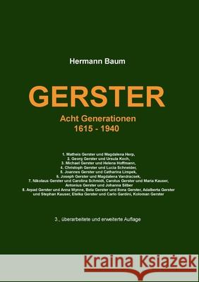 Gerster: Acht Generationen 1615 -1940 Hermann Baum 9783759743169 Bod - Books on Demand - książka