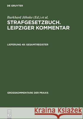 Gesamtregister Petra Schäfter 9783899492125 de Gruyter - książka