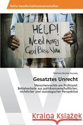 Gesatztes Unrecht Kautzky Mathias Nicolas 9783639468663 AV Akademikerverlag - książka