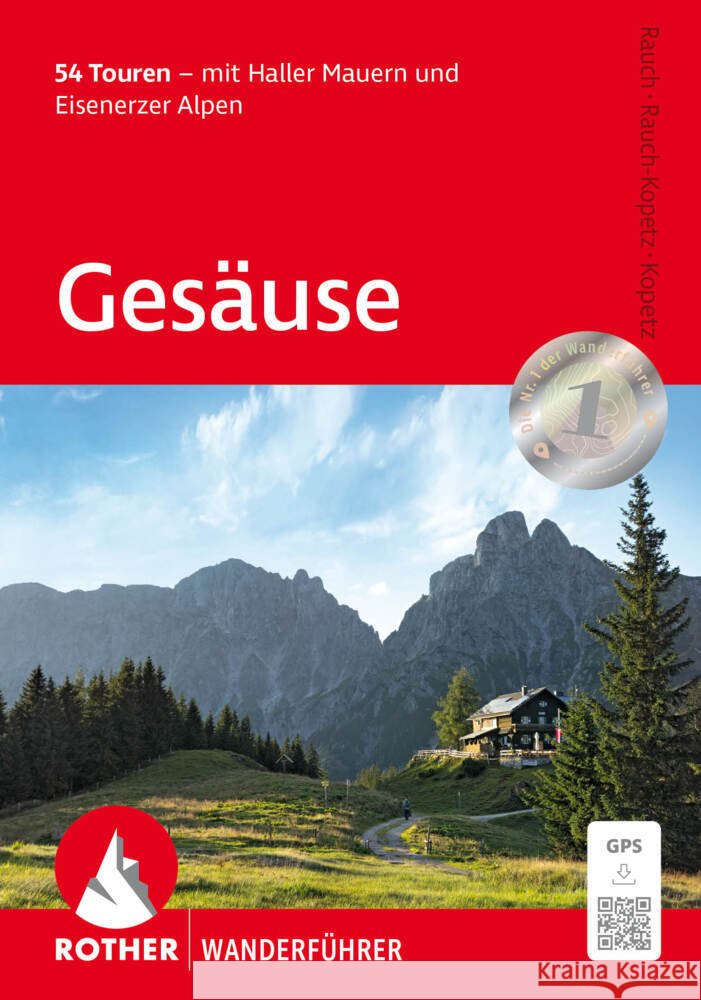 Gesäuse Rauch, Carl, Rauch-Kopetz, Anna, Kopetz, Heinrich 9783763314607 Bergverlag Rother - książka