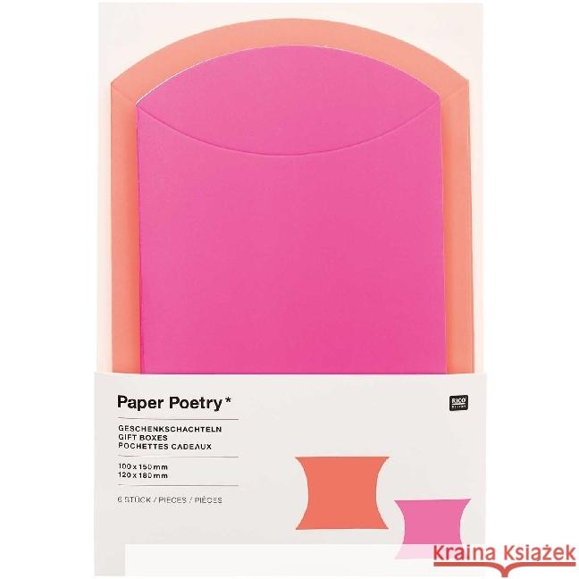 Geschenkschachteln, Rot/Pink FSC Mix  4051271403171 RICO-Design tap - książka