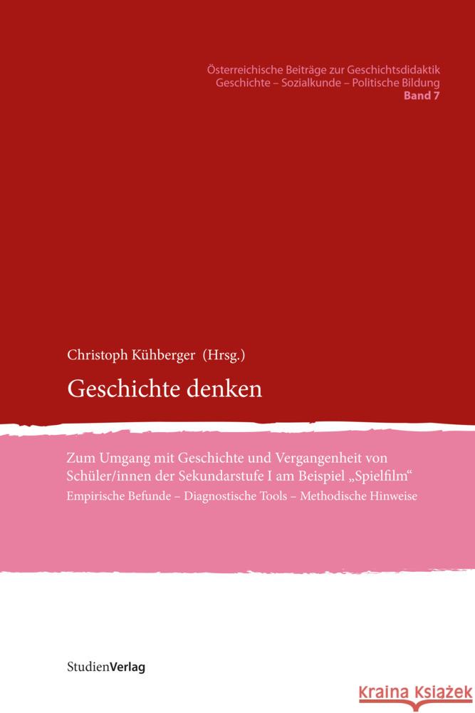 Geschichte denken  9783706552608 StudienVerlag - książka