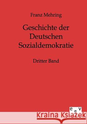 Geschichte der Deutschen Sozialdemokratie Mehring, Franz 9783863823139 Europäischer Geschichtsverlag - książka