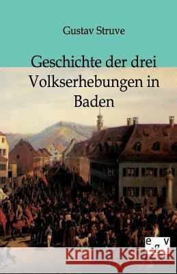 Geschichte der drei Volkserhebungen in Baden Gustav Struve 9783863824402 Salzwasser-Verlag Gmbh - książka