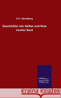 Geschichte von Hellas und Rom Hertzberg, G. F. 9783846089330 Salzwasser-Verlag Gmbh - książka