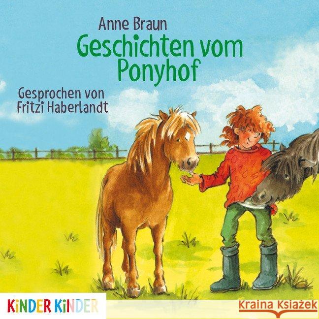 Geschichten vom Ponyhof, 1 Audio-CD Braun, Anne 9783833732881 Jumbo Neue Medien - książka