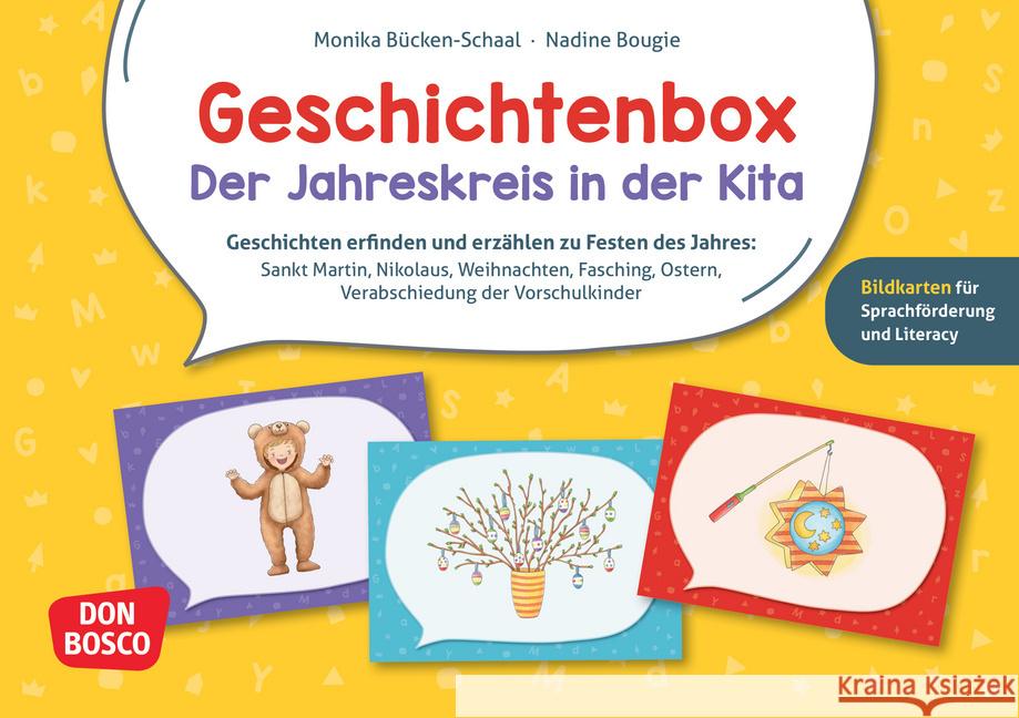 Geschichtenbox: Der Jahreskreis in der Kita Bücken-Schaal, Monika 4260694921685 Don Bosco Medien - książka