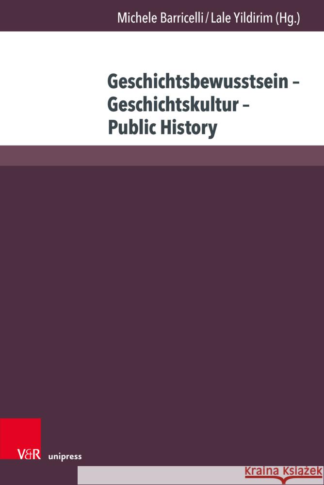 Geschichtsbewusstsein - Geschichtskultur - Public History: Ein Spannendes Verhaltnis Michele Barricelli Lale Yildirim 9783847117254 V&R Unipress - książka