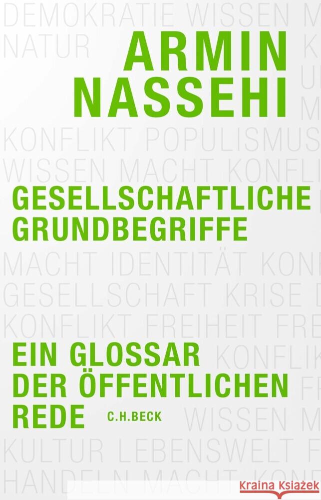 Gesellschaftliche Grundbegriffe Nassehi, Armin 9783406807671 Beck - książka