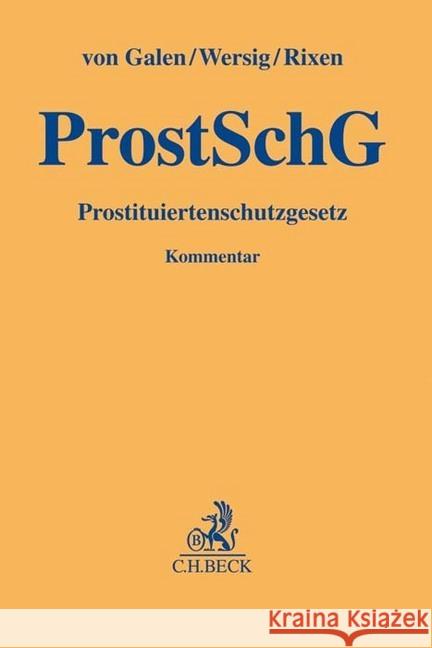 Gesetz zum Schutz von in der Prostitution tätigen Personen  9783406723384 Beck Juristischer Verlag - książka