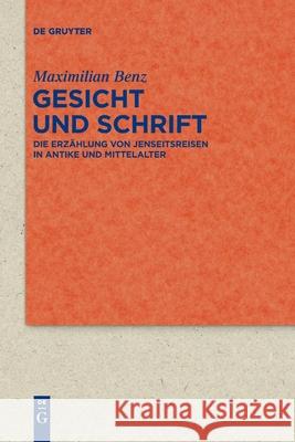 Gesicht und Schrift Benz, Maximilian 9783110778175 de Gruyter - książka