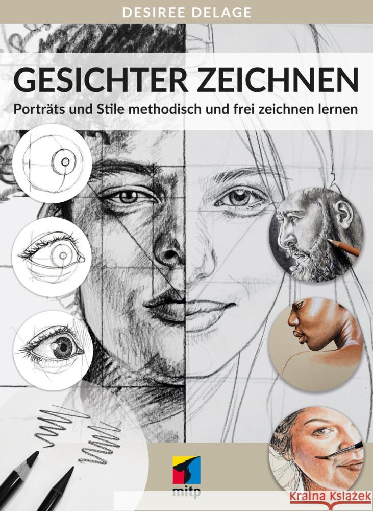 Gesichter zeichnen Delage, Desiree 9783747505564 MITP - książka