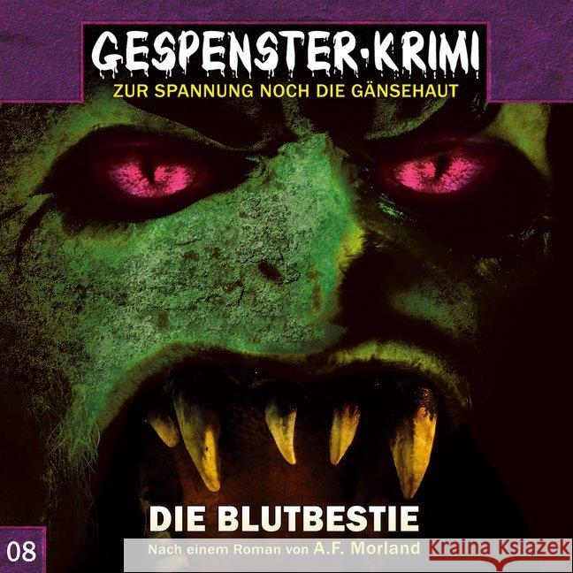 Gespenster-Krimi - Die Blutbestie, 1 Audio-CD  9783945757420 Delta Music & Entertainment Hörbücher - książka