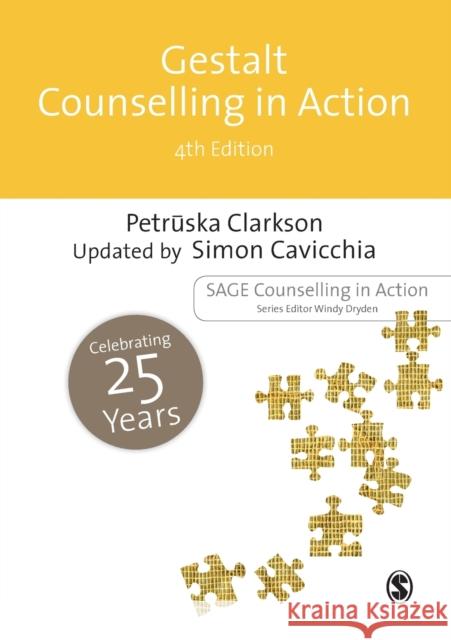 Gestalt Counselling in Action Petruska Clarksoon & Simon Cavicchia 9781446211281 SAGE Publications Ltd - książka