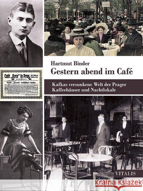 Gestern abend im Café Hartmut Binder 9783899194609 Vitalis - książka