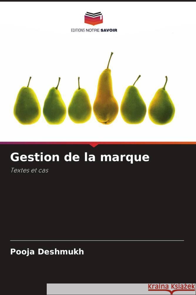 Gestion de la marque Pooja Deshmukh 9786207413751 Editions Notre Savoir - książka