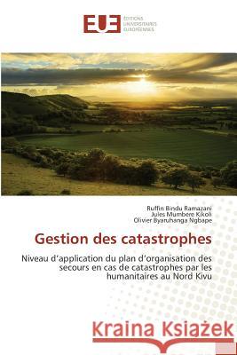 Gestion Des Catastrophes Ramazani-R 9783841679673 Omniscriptum - książka
