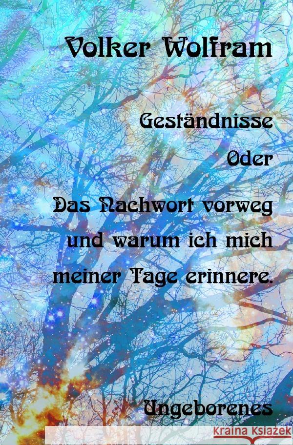 Geständnisse Wolfram, Volker 9783819060212 epubli - książka