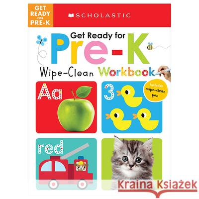 Get Ready for Pre-K Wipe-Clean Workbook: Scholastic Early Learners (Wipe-Clean) [With Wipe Clean Pen] Scholastic 9780545903479 Scholastic Inc. - książka