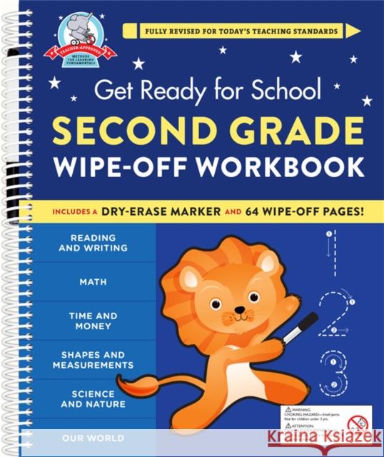 Get Ready for School: Second Grade Wipe-Off Workbook Heather Stella 9780762475858 Black Dog & Leventhal Publishers - książka