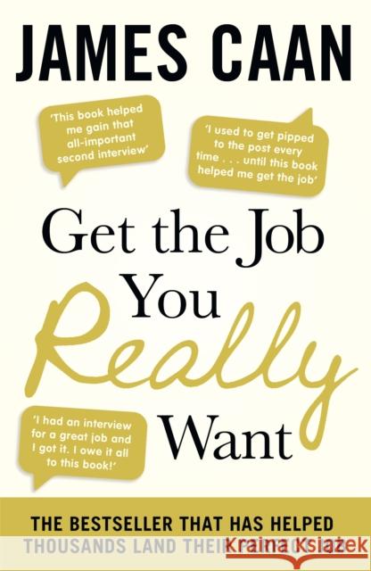 Get the Job You Really Want Caan, James 9780241950685  - książka