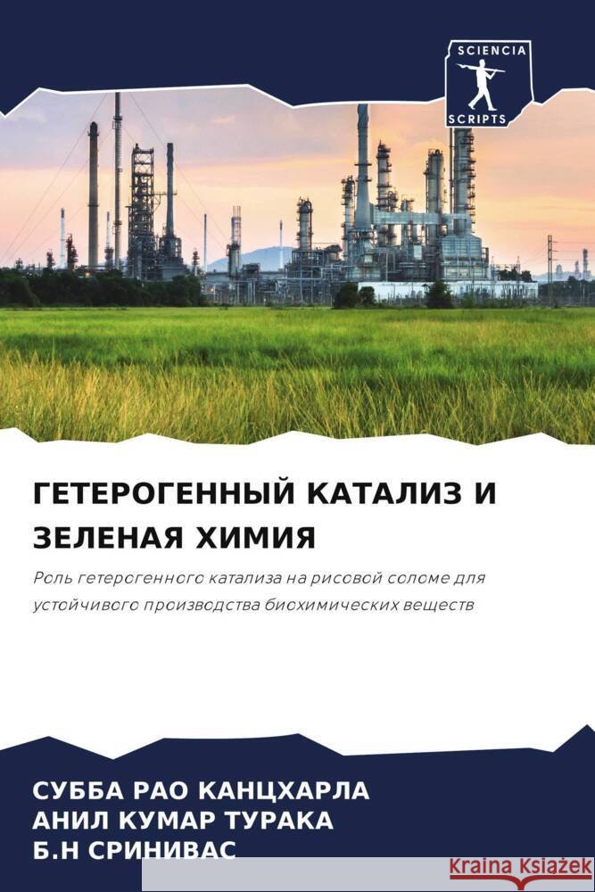GETEROGENNYJ KATALIZ I ZELENAYa HIMIYa KANCHARLA, SUBBA RAO, TURAKA, ANIL KUMAR, SRINIVAS, B.N 9786204453132 Sciencia Scripts - książka