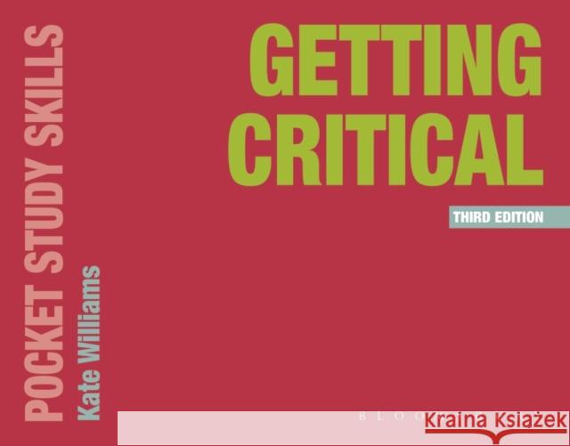 Getting Critical Williams, Kate 9781350933576 Bloomsbury Publishing PLC - książka