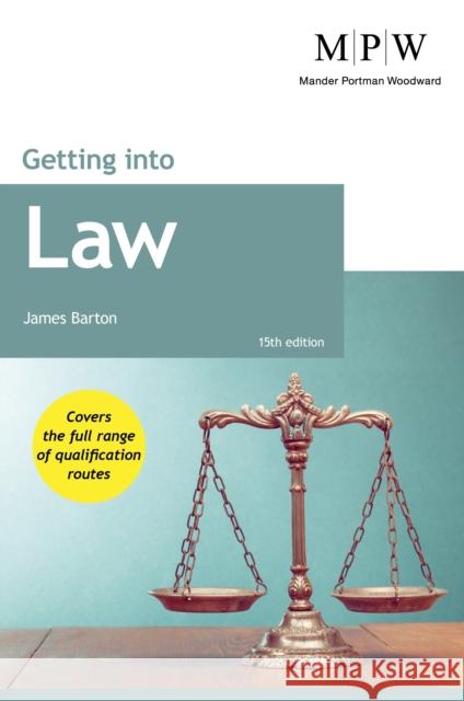 Getting into Law James Barton 9781911724025 Trotman Indigo Publishing Limited - książka
