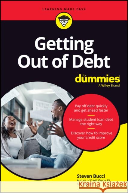 Getting Out of Debt For Dummies Steven Bucci 9781394250332 John Wiley & Sons Inc - książka