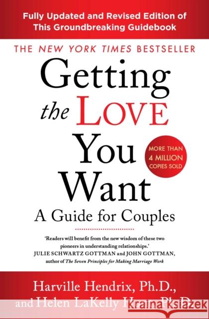 Getting The Love You Want Revised Edition: A Guide for Couples Harville Hendrix 9781471193521 Simon & Schuster Ltd - książka