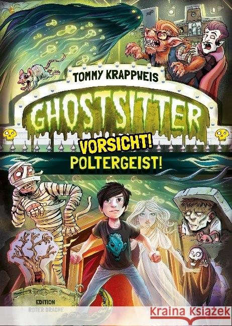 Ghostsitter - Vorsicht! Poltergeist Krappweis, Tommy 9783946425786 Edition Roter Drache - książka